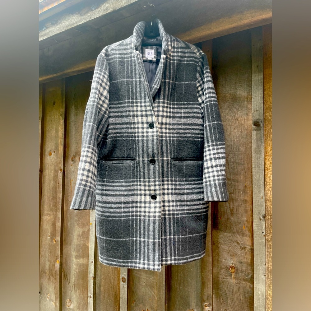Gap Fall/Winter Plaid Coat